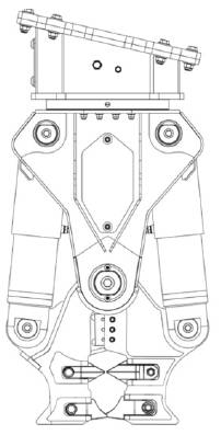 MB Crusher PT650 مقصات هيدروليكية