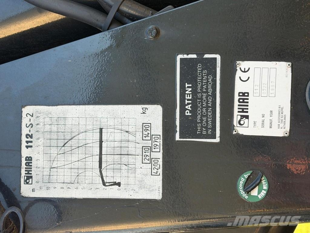 Hiab 112 RADIO REMOTE Nakladacie žeriavy