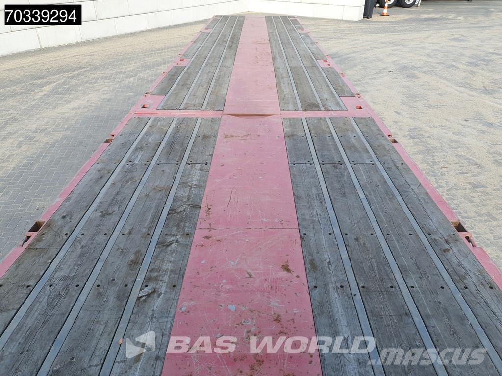 Faymonville F-S43-1AAF 3 axles Extendable Lift + Steering Axle Vlakke laadvloeren