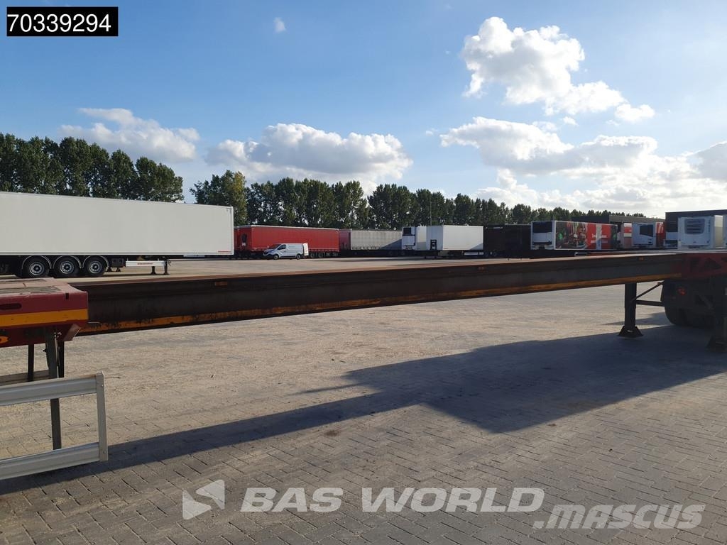 Faymonville F-S43-1AAF 3 axles Extendable Lift + Steering Axle Vlakke laadvloeren