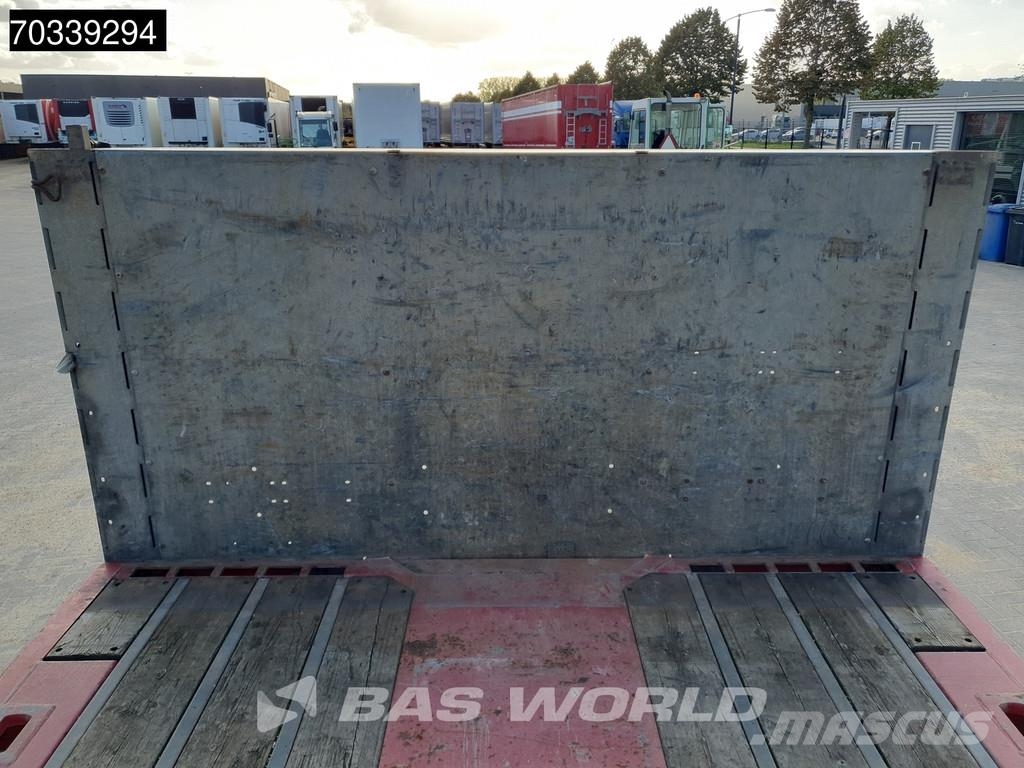 Faymonville F-S43-1AAF 3 axles Extendable Lift + Steering Axle Vlakke laadvloeren