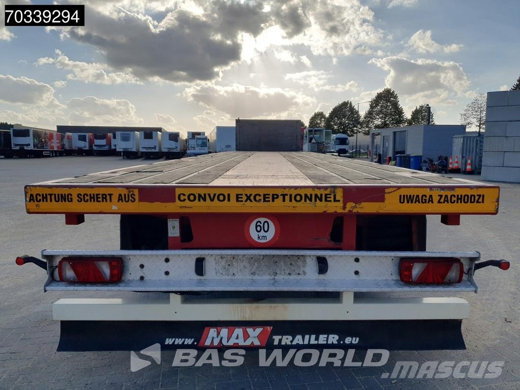 Faymonville F-S43-1AAF 3 axles Extendable Lift + Steering Axle Vlakke laadvloeren