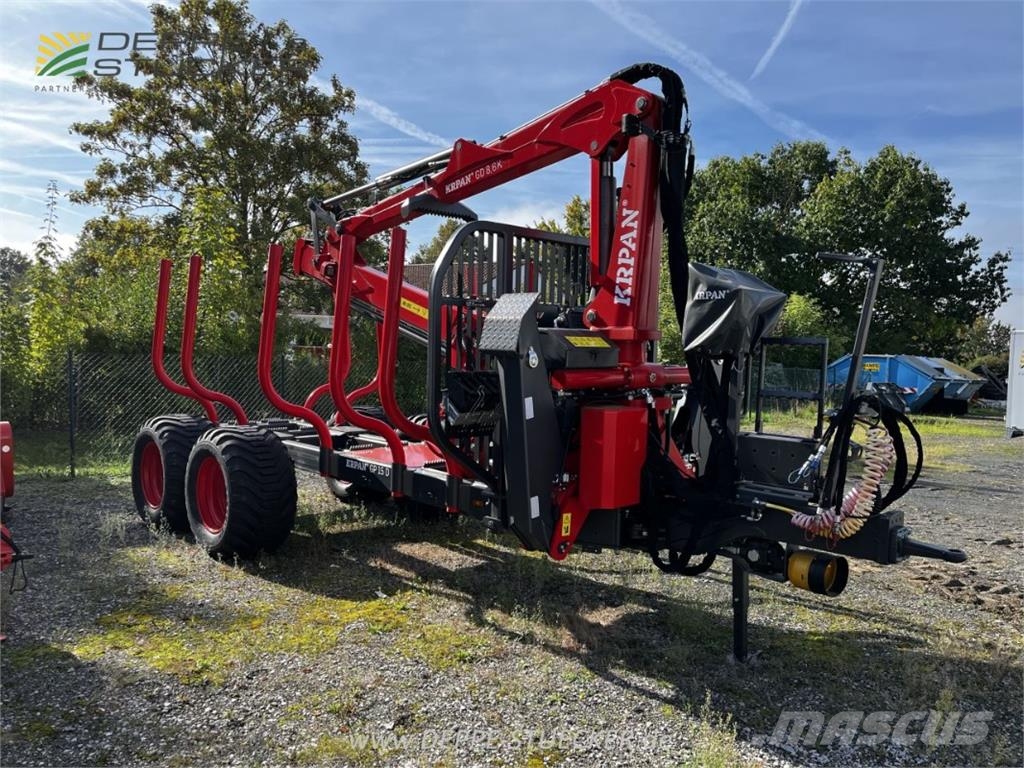 Krpan GP 15 D mit Kran GD 8,6 K Landbouw - overige