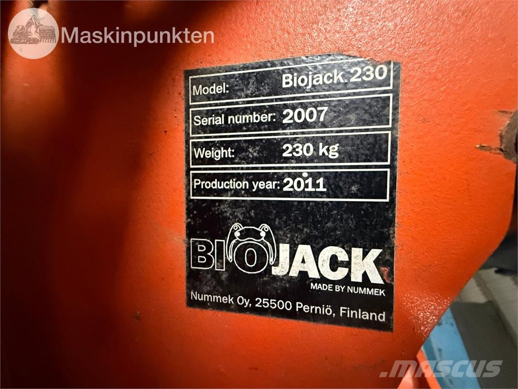Biojack 230 Kraanad ja laadurid
