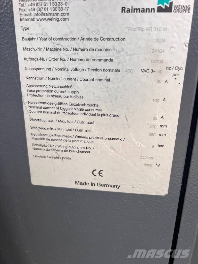 Raimann KR310M Mobile sagbruk