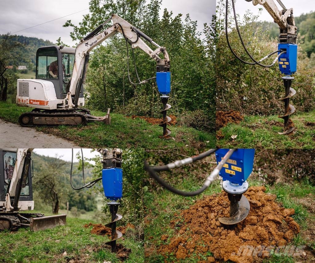  Kegelspalter PRO Bagger Kegelspalter und Erdbohrer Τρυπάνια