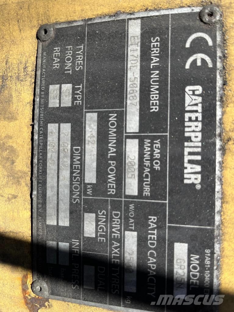 CAT GP 25 N V-4292 INW Carrelli elevatori GPL