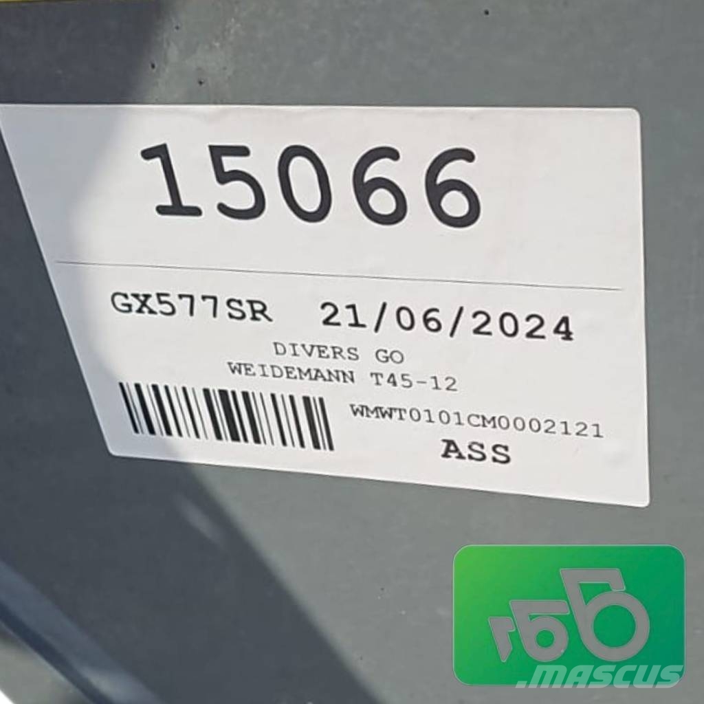 Weidemann T45-12 (2024r.) Parts الشاسيه والتعليق
