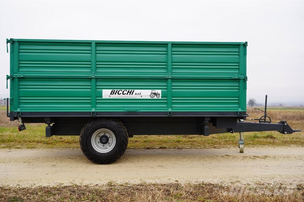 Bicchi PKE 8,5T Kmetijska prikolica enoosna Savivartės priekabos