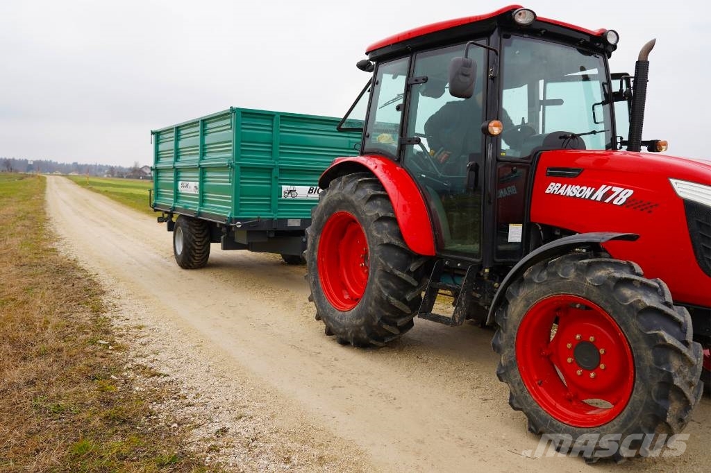 Bicchi PKE 8,5T Kmetijska prikolica enoosna Savivartės priekabos