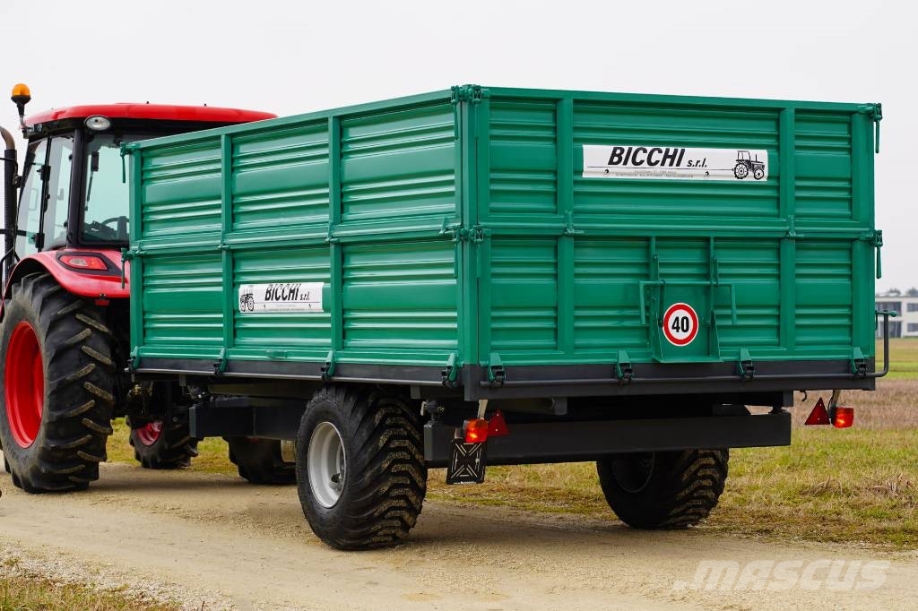 Bicchi PKE 8,5T Kmetijska prikolica enoosna Savivartės priekabos