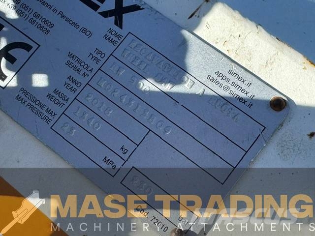 Simex RW500 | Wheel Saw | Skid Steer | Leveling Planeri