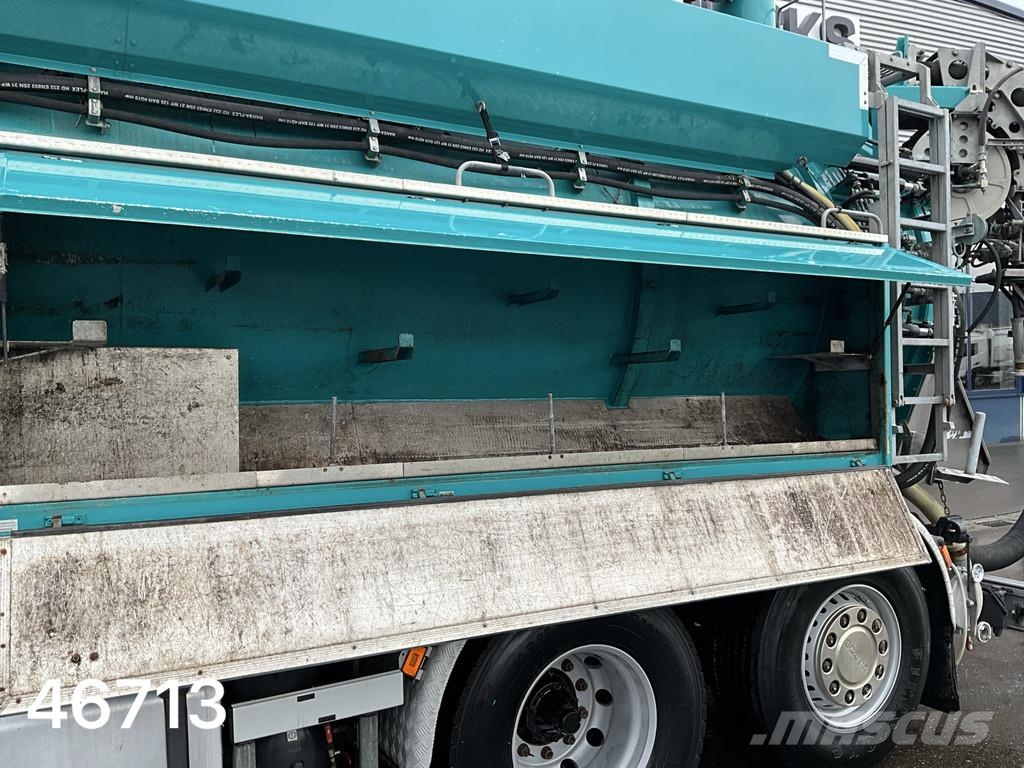 Scania G 480 8x2 Holzmaan 15m³ Combi kolkenzuiger Recycle شاحنات مزدوجة / خلخلة