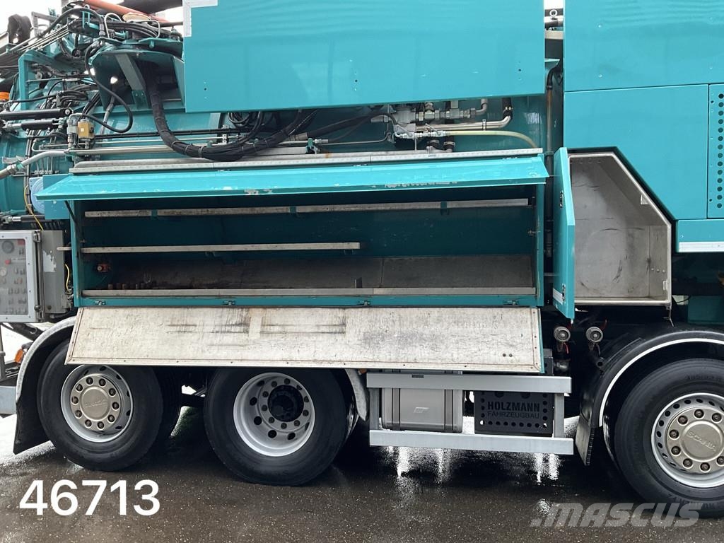 Scania G 480 8x2 Holzmaan 15m³ Combi kolkenzuiger Recycle Saug- und Druckwagen