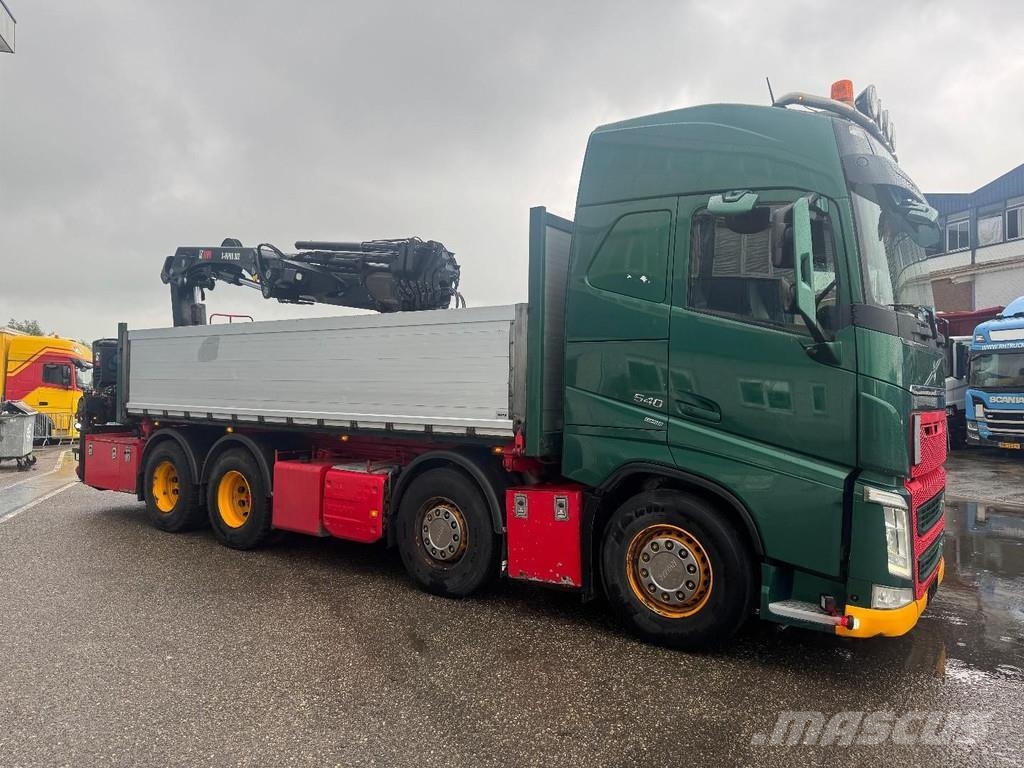 Volvo FH 540 8X4 EURO 6 + HIAB X-HIPRO 302 E-6 REMOTE + Kipper