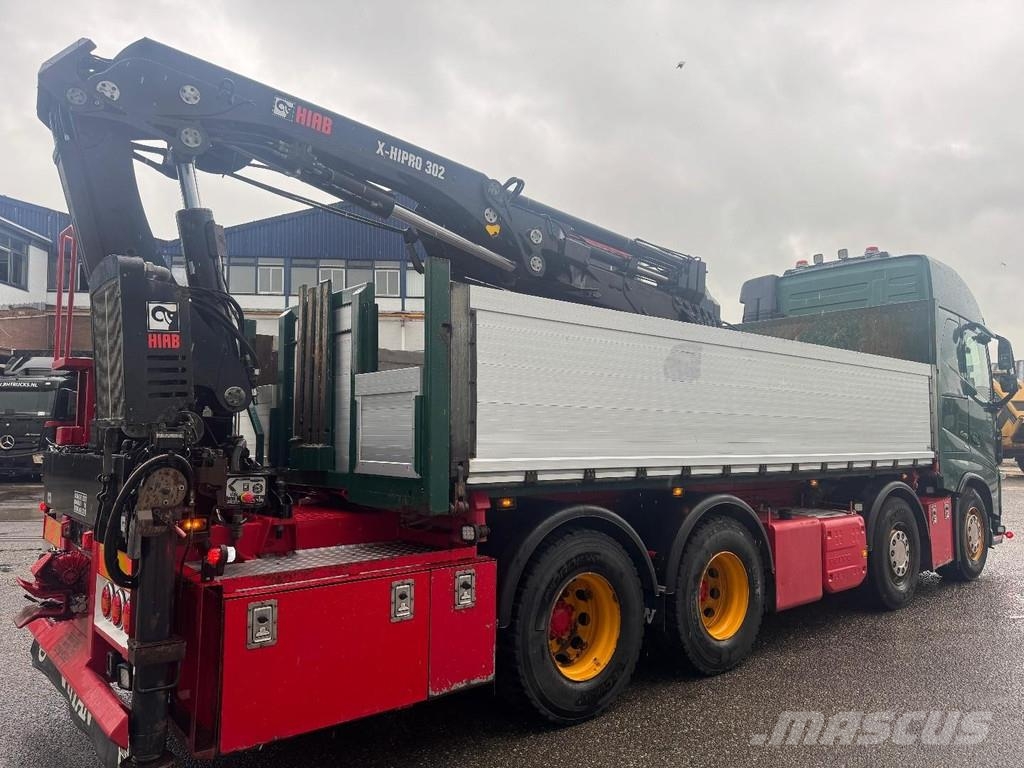 Volvo FH 540 8X4 EURO 6 + HIAB X-HIPRO 302 E-6 REMOTE + شاحنات قلابة