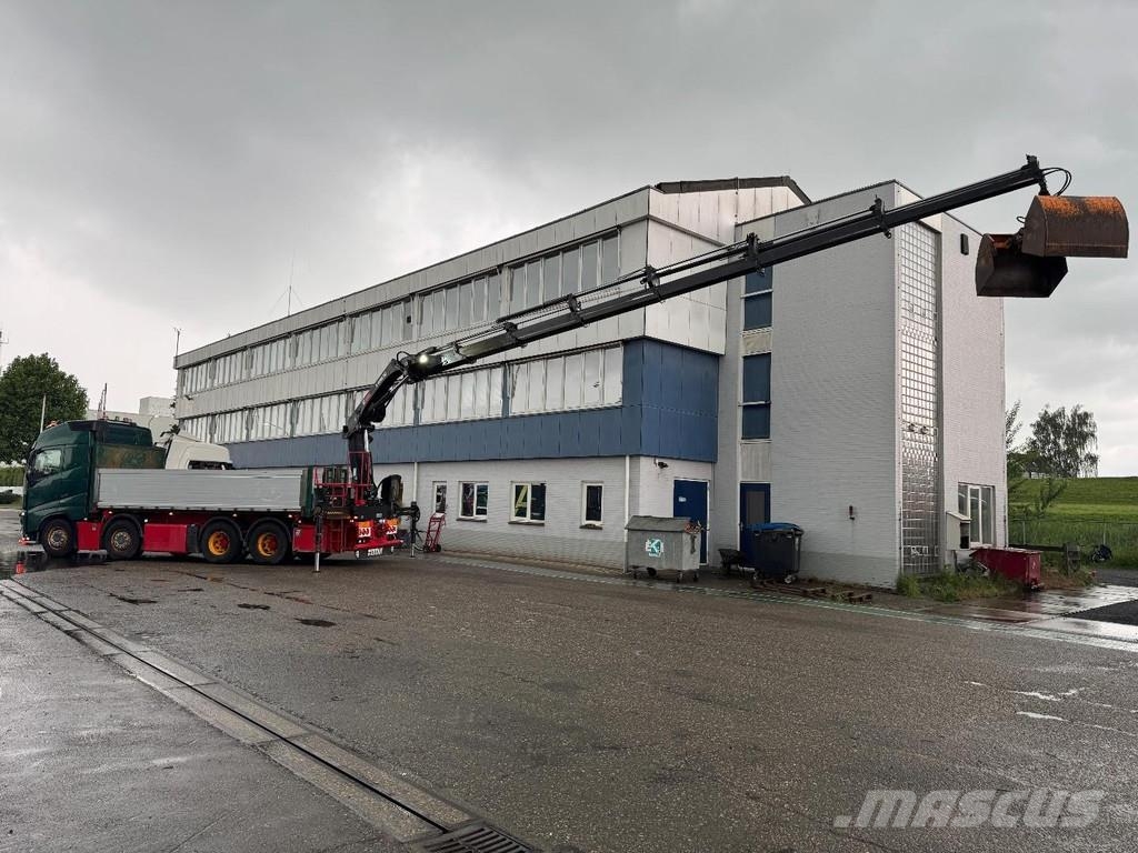 Volvo FH 540 8X4 EURO 6 + HIAB X-HIPRO 302 E-6 REMOTE + شاحنات قلابة