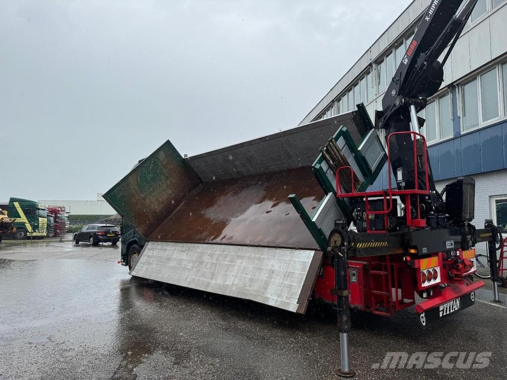 Volvo FH 540 8X4 EURO 6 + HIAB X-HIPRO 302 E-6 REMOTE + Kipper