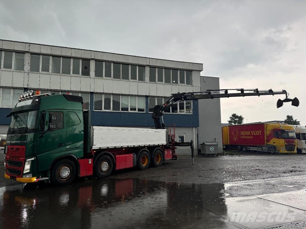 Volvo FH 540 8X4 EURO 6 + HIAB X-HIPRO 302 E-6 REMOTE + Kipper