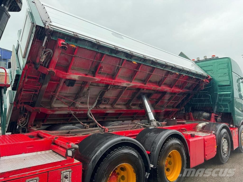Volvo FH 540 8X4 EURO 6 + HIAB X-HIPRO 302 E-6 REMOTE + Kipper