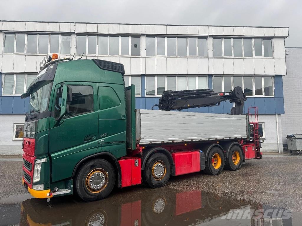 Volvo FH 540 8X4 EURO 6 + HIAB X-HIPRO 302 E-6 REMOTE + Kipper