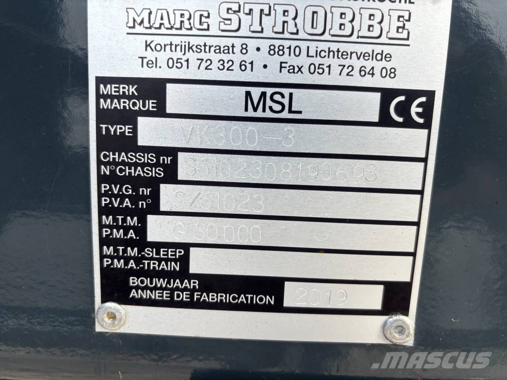  MSL  Gronddumper VK300-3 Kiper prikolice