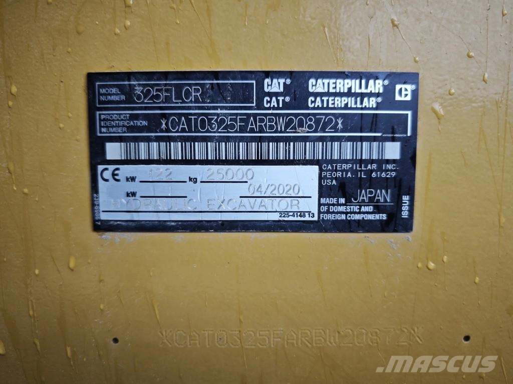 CAT 325 FLCR 3 Attechments! Bageri guseničari