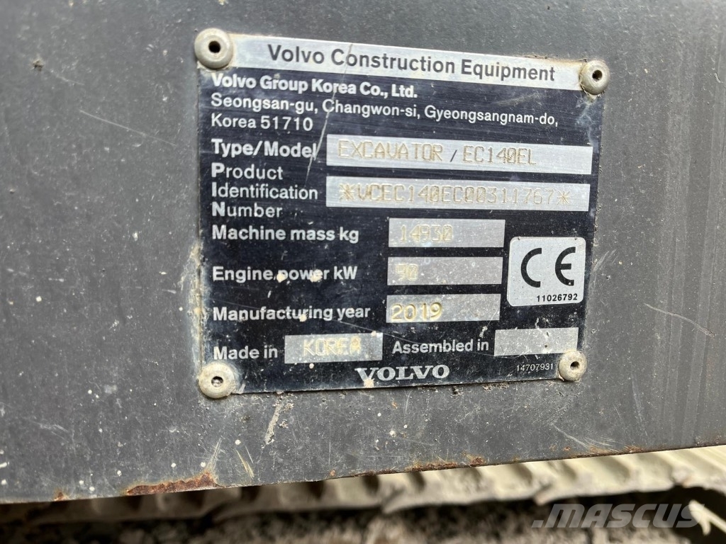 Volvo EC 140 E 履带挖掘机