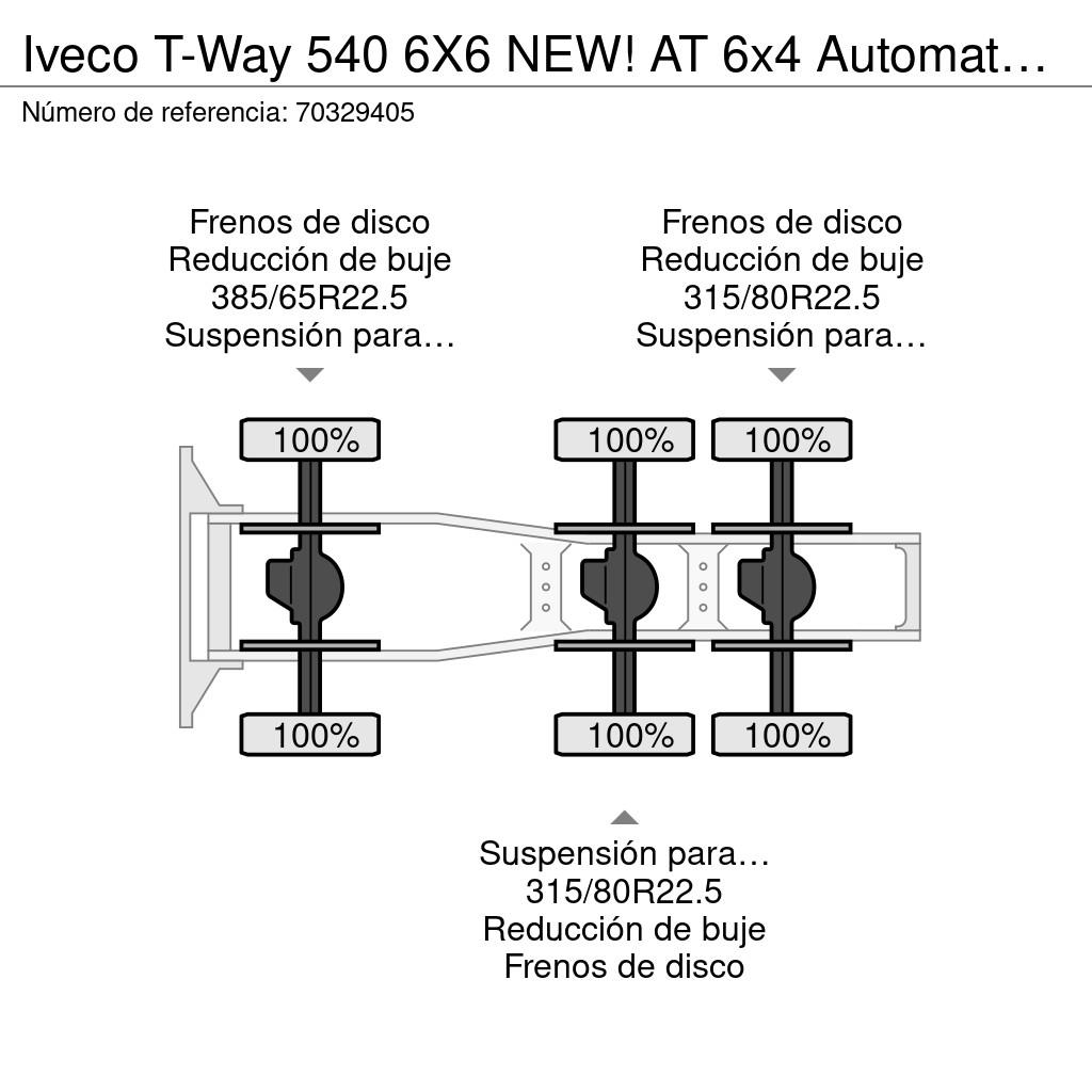 Iveco T-Way 540 6X6 NEW! AT 6x4 Automatic Retarder HUB R Cabezas tractoras