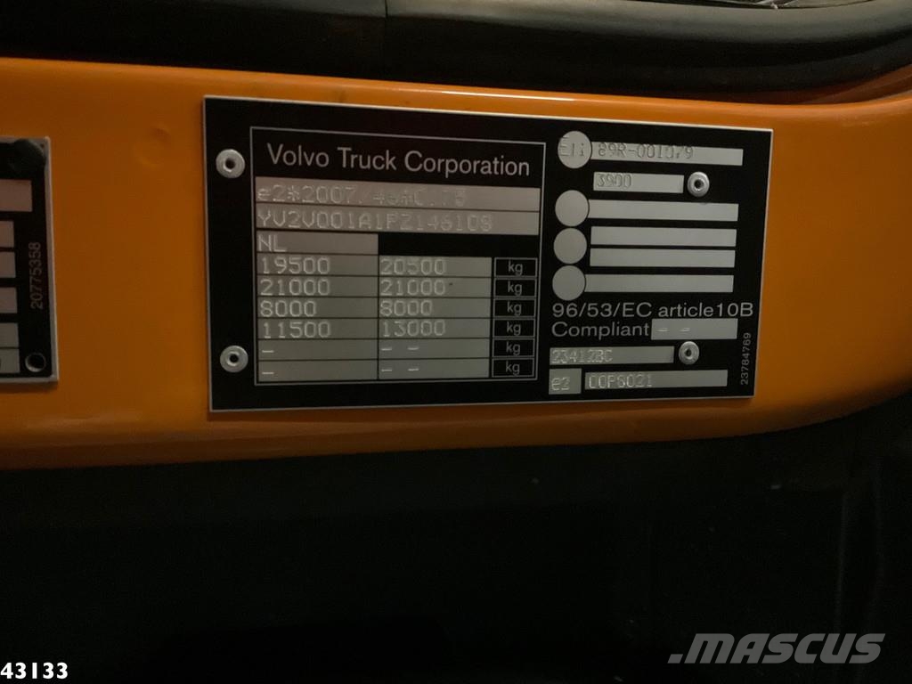 Volvo FE 320 DHM 8m³ Kolkenzuiger Kombi vozila/ vakum kamioni