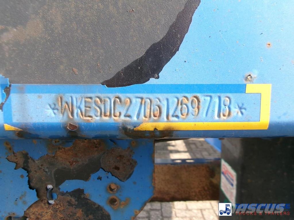Krone 3-axle container trailer 20-30-40-45 ft SDC27 Containerchassis