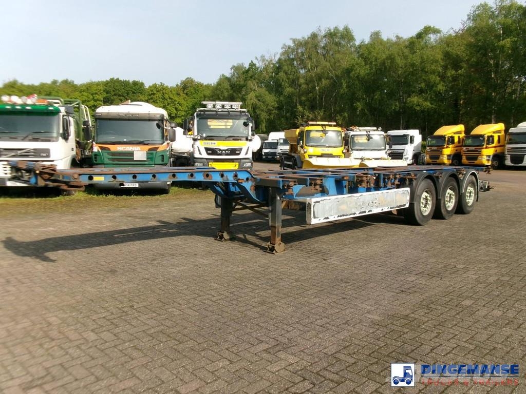 Krone 3-axle container trailer 20-30-40-45 ft SDC27 Containerchassis