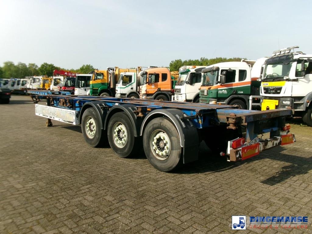 Krone 3-axle container trailer 20-30-40-45 ft SDC27 Containerchassis
