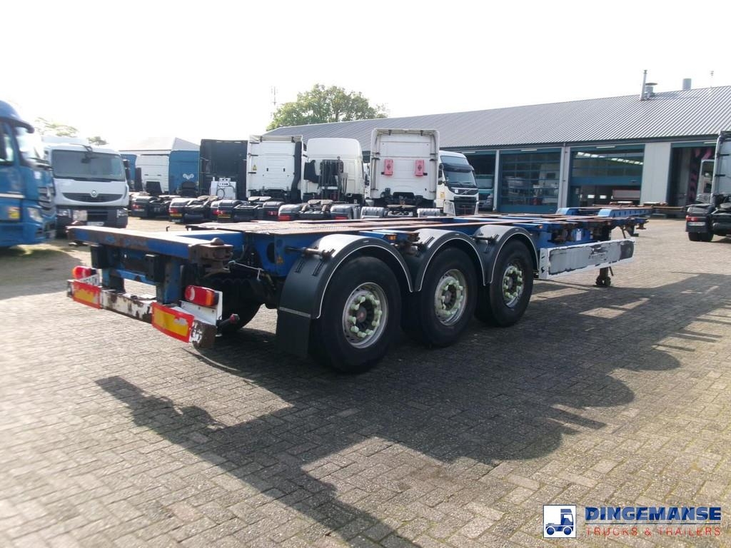 Krone 3-axle container trailer 20-30-40-45 ft SDC27 Containerchassis