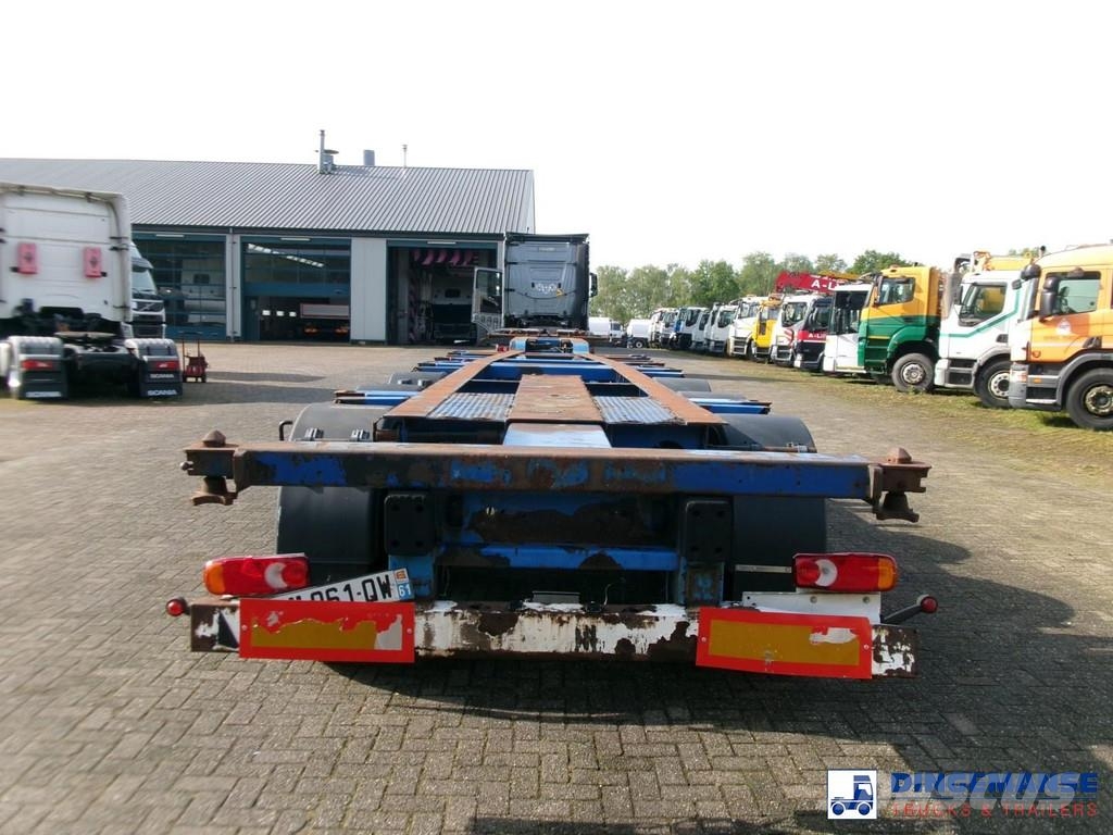 Krone 3-axle container trailer 20-30-40-45 ft SDC27 Containerchassis