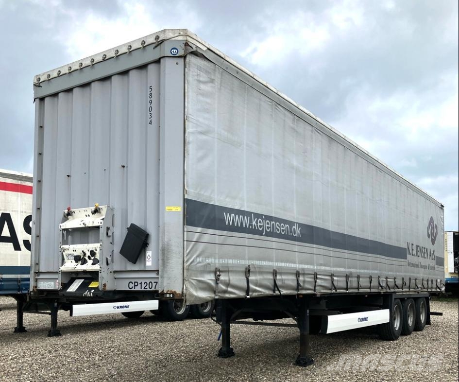 Krone Trailer Curtainsider Sliding Roof Straight Curtainsiderauflieger