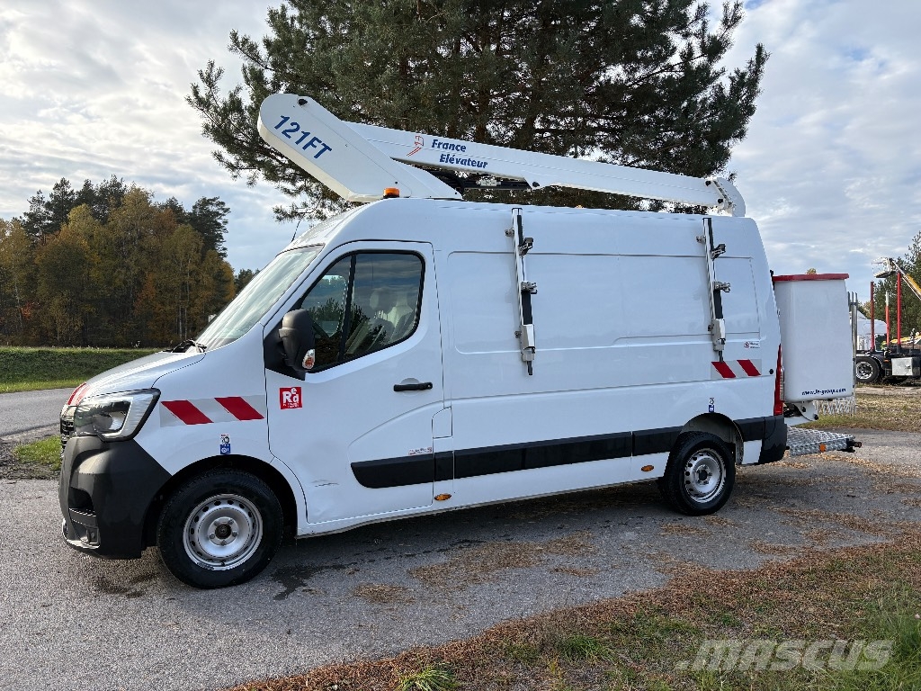 Renault Master 2.3 DCI elevateur 121FT المنصات الهوائية المثبتة على شاحنة