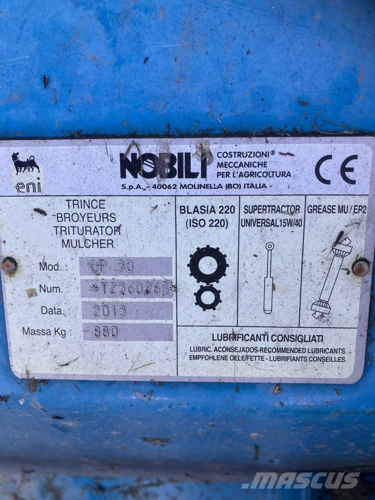 Nobili BP 30 Triturator Falciatrici/cimatrici per pascoli