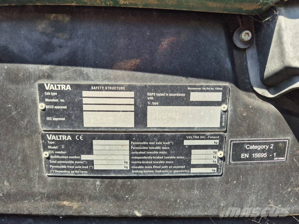 Valtra T 194 Direct TwinTrac 트랙터