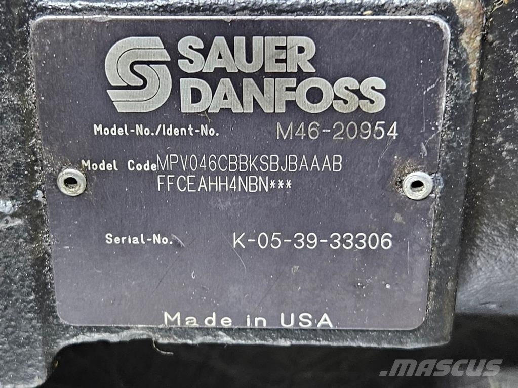 Sauer Danfoss MPV046CBBK-M46-20954-Drive pump/Fahrpumpe/Rijpomp Hydraulics
