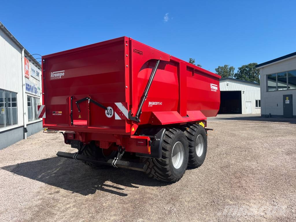 Krampe Big Body 540 Carrier Tipper trailers