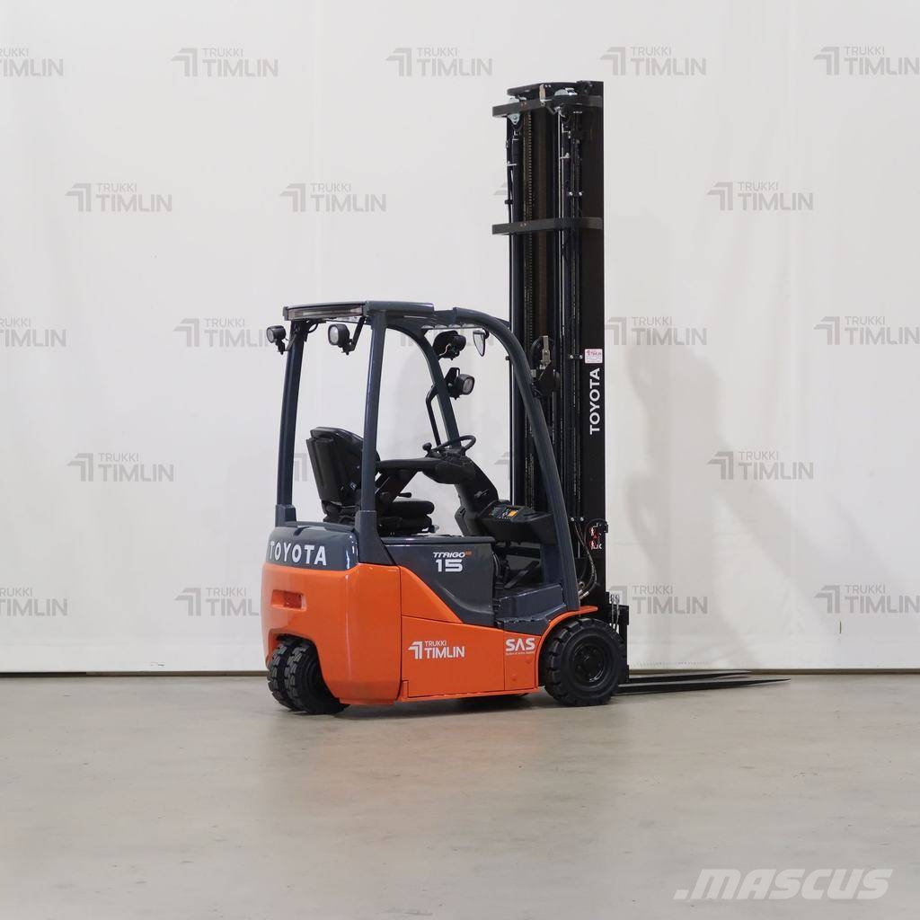 Toyota 8FBE15T شاحنات ذات رافعات شوكية تعمل بالكهرباء