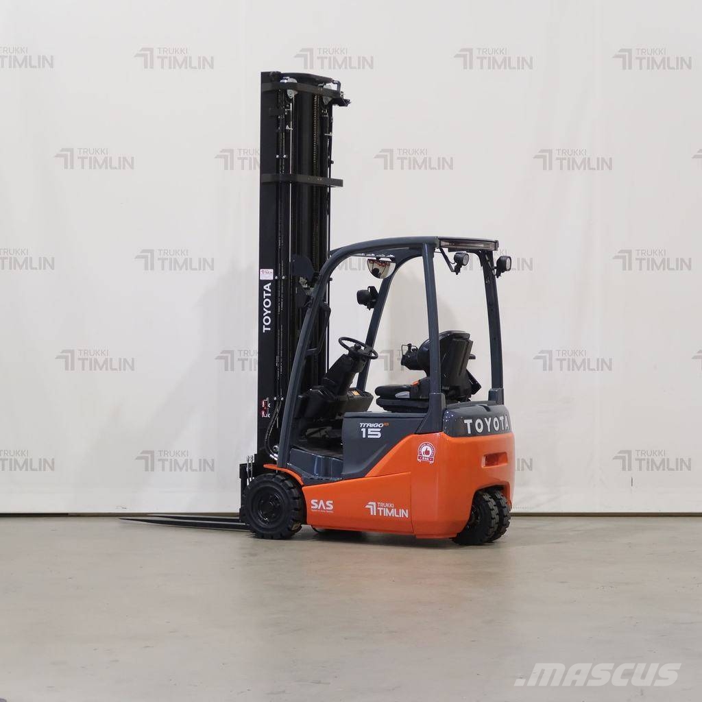 Toyota 8FBE15T شاحنات ذات رافعات شوكية تعمل بالكهرباء