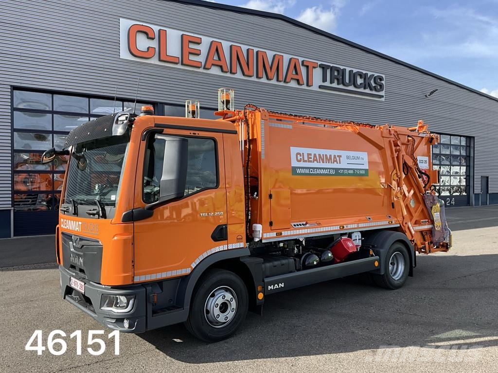 MAN TGL 12.250 Euro 6 VDK 9m³ met AE weegsysteem Renovationslastbiler