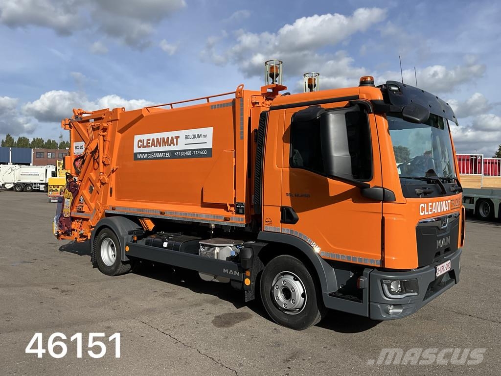 MAN TGL 12.250 Euro 6 VDK 9m³ met AE weegsysteem Renovationslastbiler