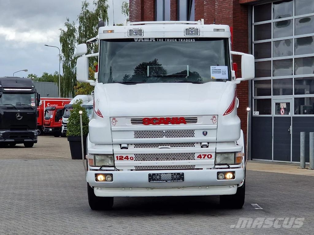 Scania T124-470 6x2 - Tipper - Manual gearbox - Full stee 덤프 트럭