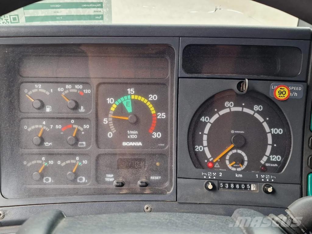 Scania T124-470 6x2 - Tipper - Manual gearbox - Full stee 덤프 트럭