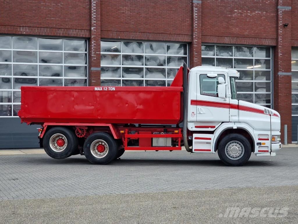 Scania T124-470 6x2 - Tipper - Manual gearbox - Full stee 덤프 트럭