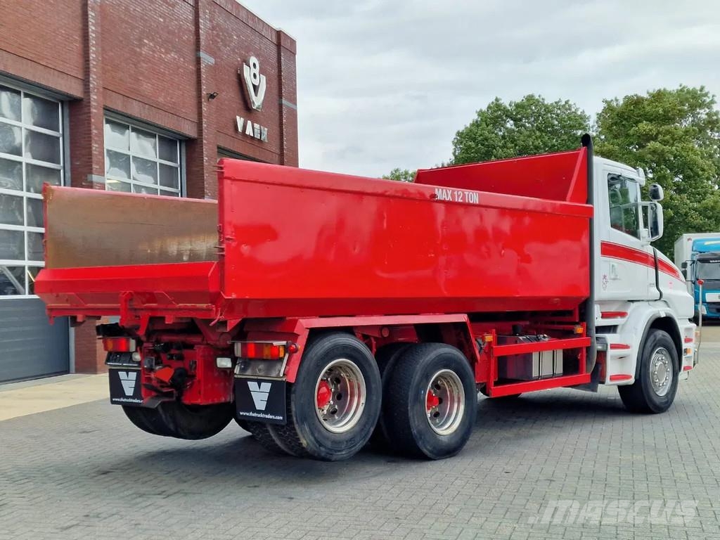 Scania T124-470 6x2 - Tipper - Manual gearbox - Full stee 덤프 트럭