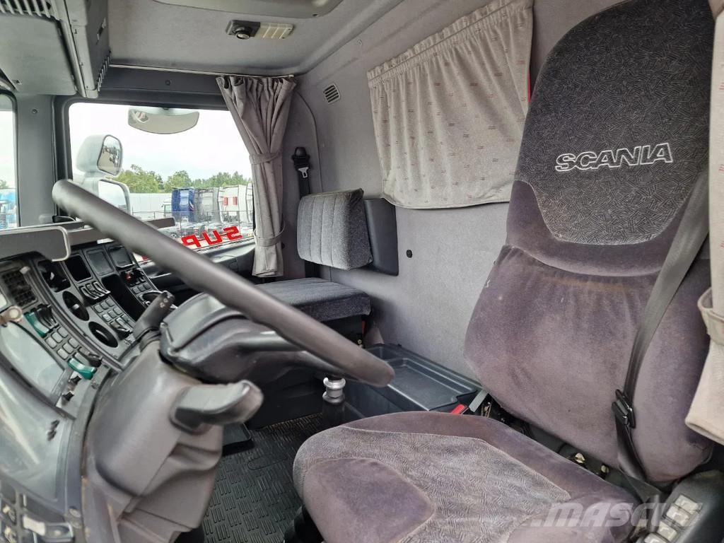 Scania T124-470 6x2 - Tipper - Manual gearbox - Full stee 덤프 트럭